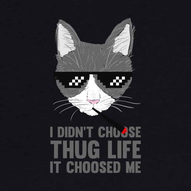 Thug Life CAT | I didn't choose THUG LIFE | Funny Cat by FLINE